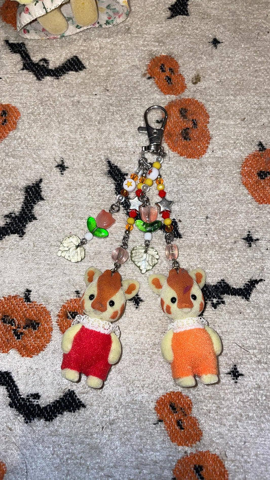 Double Trouble Duo Keyring