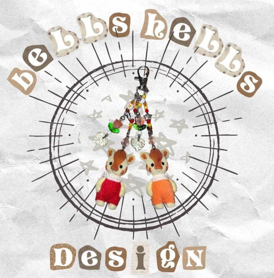 Double Trouble Duo Keyring